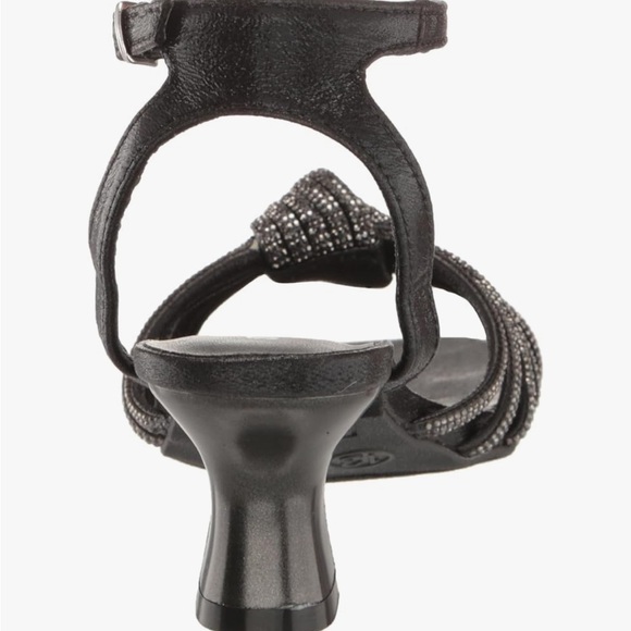 Steve Madden kids-  Black Strappy Heels - Picture 2 of 4